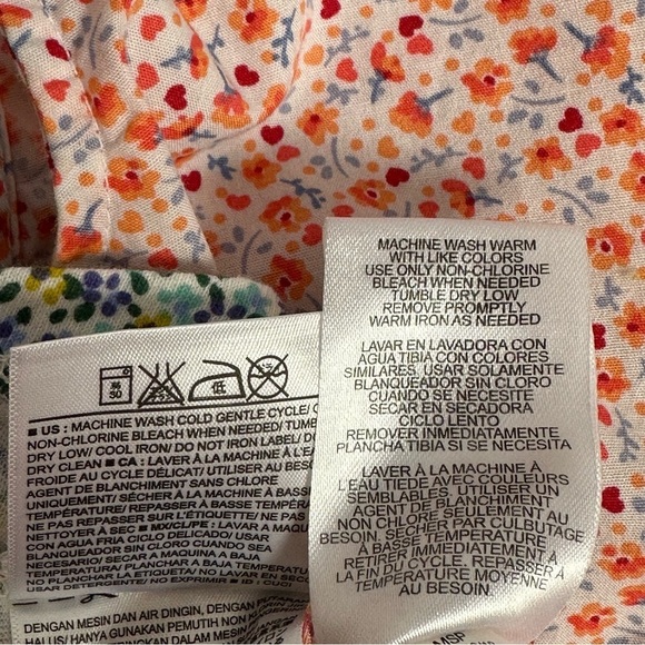 Kids Tops Lot of 2 Toddler Sleeveless 3T & 4T Floral Ruffle Tie Front Shirts - Picture 12 of 12